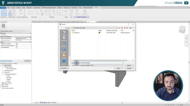 JARDIM VERTICAL no Revit смотреть онлайн