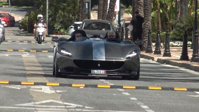 Supercars in Puerto Banus July 2021 [ 6 ] (Monza SP2, 918 Spyder, Senna, x2 Performante, SVJ, SF90, смотреть онлайн