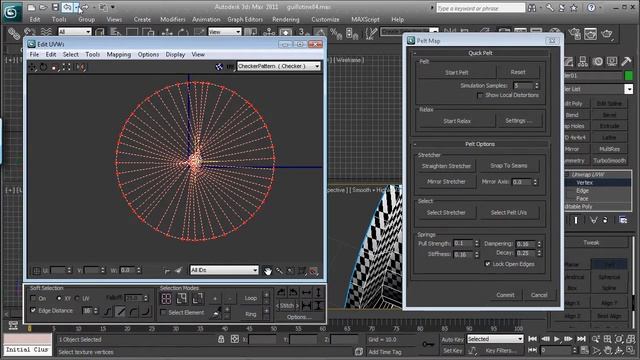 3DS Max UVW Unwrapping Part 7 смотреть онлайн
