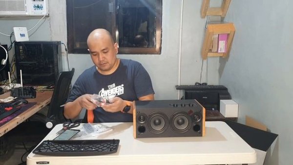 EDIFIER D12 SPEAKER UNBOXING & SOUNDCHECK