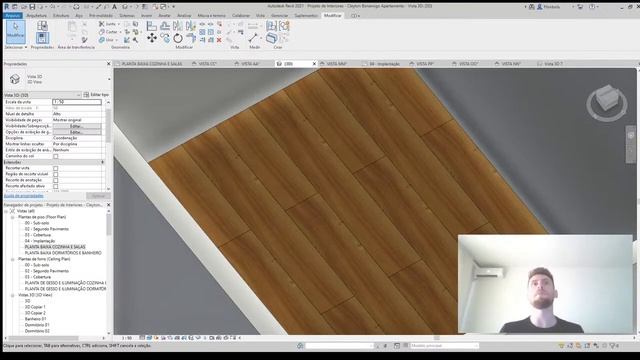 100% Revit Interiores Felipe- Aula 642 - PISO AMADEIRADO смотреть онлайн