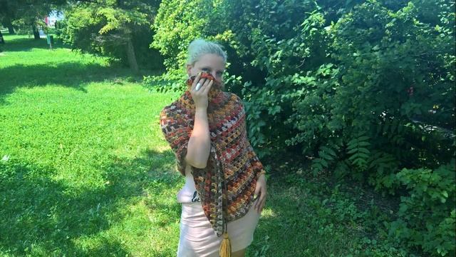 Crochet Poncho / Heklani ponco смотреть онлайн