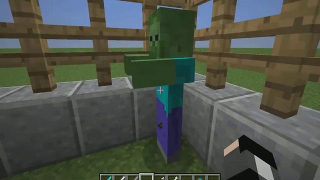 Обзор мода на майнкрафт:"Mob Amputation Mod" смотреть онлайн