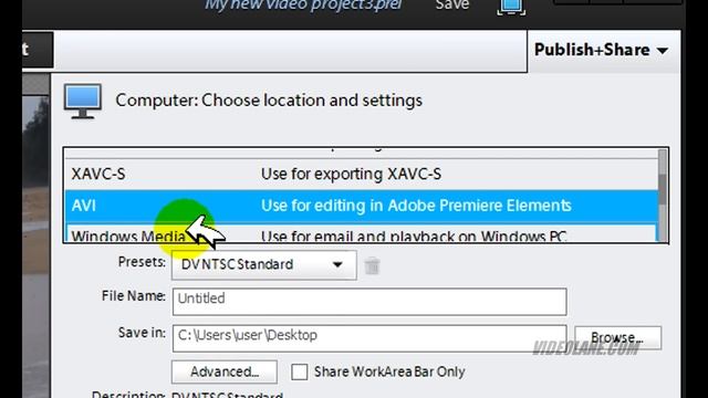 How to Export AVI Video | Adobe Premiere Elements Training #7 | VIDEOLANE.COM смотреть онлайн