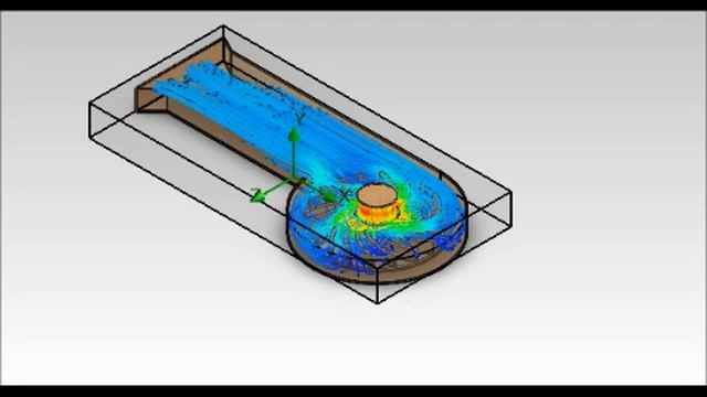 SolidWorks 2011, Flow Simulation,, Flow Through Centrifugal Pump смотреть онлайн