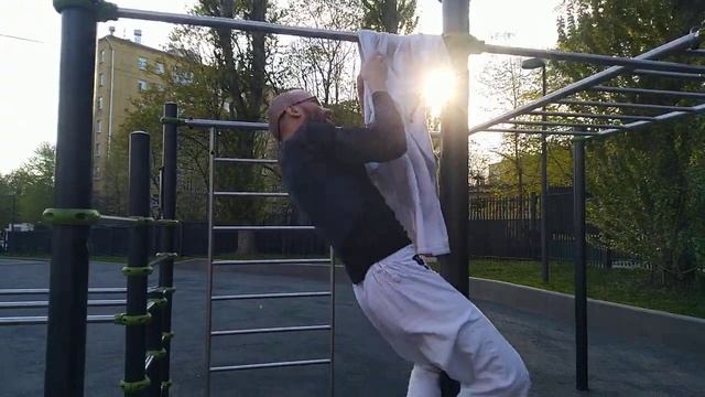 Лесенка на Подтягивания хватом за куртку от Ги (кимоно)