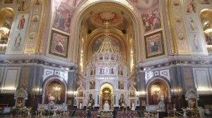 Божественная литургия 19 апреля 2025 года, Храм Христа Спасителя, г. Москва