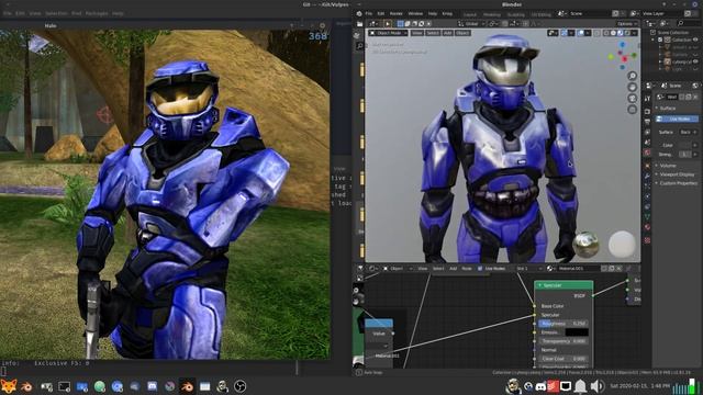 Mostly correct Halo 1 shader_model in Blender смотреть онлайн