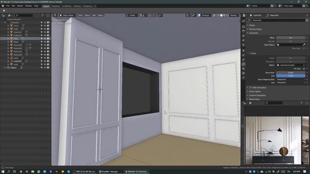 Creating A Modern Classic Interior In Blender 2.80 - Part 1