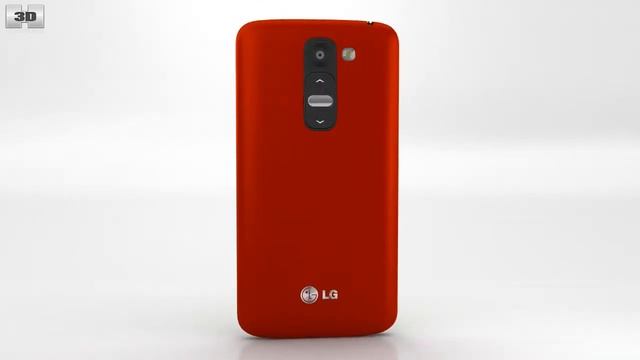 LG G2 Mini Red 3D model by 3DModels.org смотреть онлайн