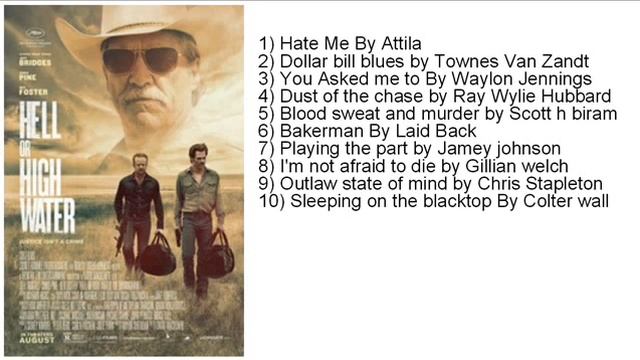 Hell Or High Water Full Soundtrack Tracklist смотреть онлайн