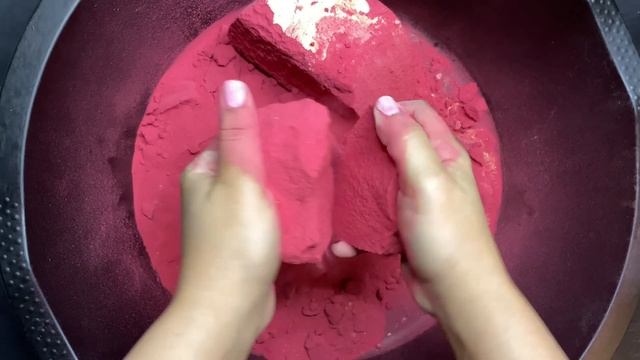 ASMR baking soda - 2 videos - satisfying