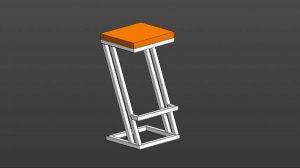 Как создать стул в стиле ЛОФТ в 3д в КОМПАС 3D. Урок