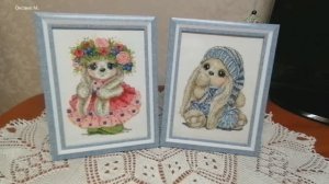 Зайки от Джой Сандей. Вышивка.mp4