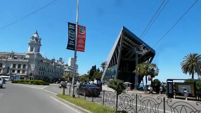 Отпуск в Грузии. Батуми. Канатная дорога 1. смотреть онлайн
