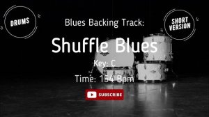 Shuffle blues Drumless backing track jam