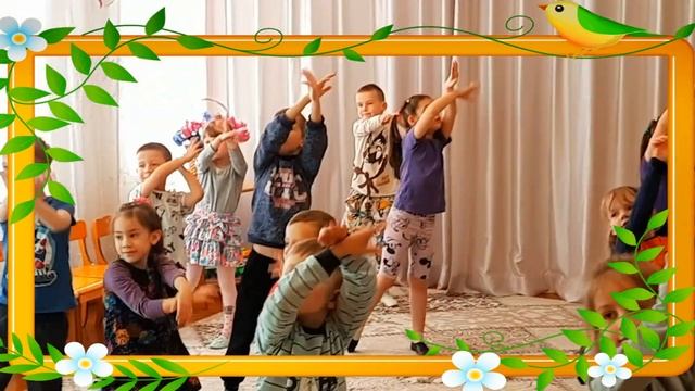 Руханка "Пташечка" - слова і музика Наталі Май; виконують діти старшої групи "Золтий ключик". смотреть онлайн