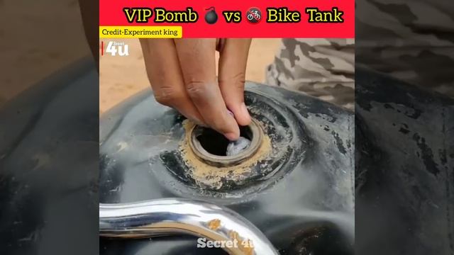 Vip Bomb Vs Bike Tank Kya Hoga Danger Experiment |Experiment King |💣 #shorts #ytshorts смотреть онлайн