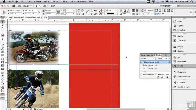 094 Indesign CS6 1402 Working With Feather Effects смотреть онлайн