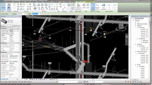 REVIT MEP - Electrical LOD400 Model смотреть онлайн