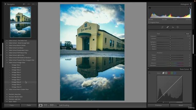 17-07 - Набор пресетов 5 Vintage Vibes Adobe Lightroom Course смотреть онлайн