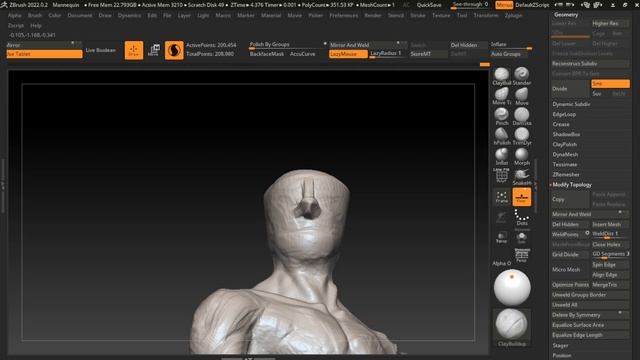 30 Minutes Zbrush Sculpting 131 Muscle 44 смотреть онлайн