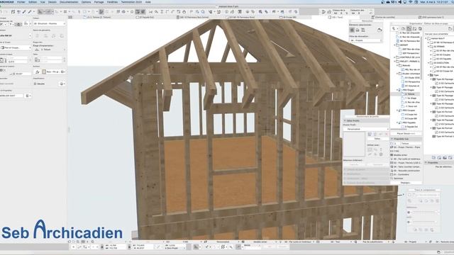 Archicad Charpente Rapide Apprendre Archicad Facilement Formation смотреть онлайн