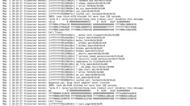 Large Write With Dd Fail On RAID-5