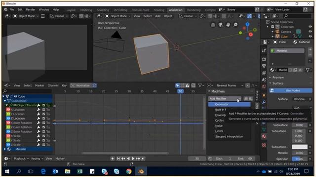 Part 3 | Use of Graph editor and Action editor | Blender 2.8 | Animation Tutorial смотреть онлайн