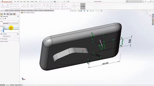 SolidWorks Practice/Exercise For Beginners - Basic Tutorial - Part Features (07 - L05) смотреть онлайн