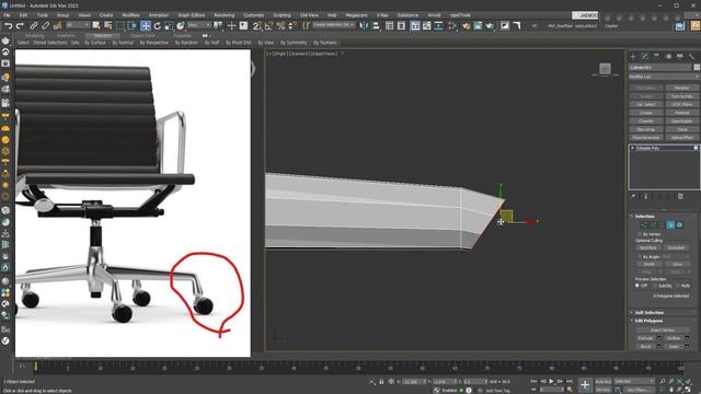 [3ds max 질문] 의자의 금속 다리 단면 모양이 바뀌는 모서리 Modeling смотреть онлайн