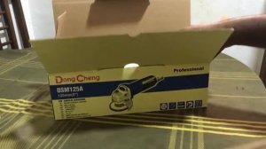 Dongcheng DSM125A angle grinder review in sinhala..