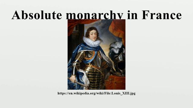 Absolute monarchy in France смотреть онлайн