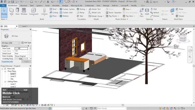 lecture 5 :- How to place Components and Column in Revit смотреть онлайн