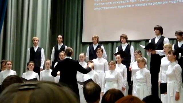 Большой Хор УрГУ - Gaudeamus (гимн студентов). Дирижёр А.А.Лайс смотреть онлайн