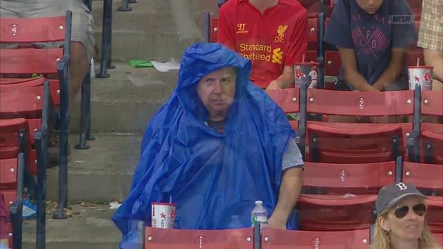 Fan can't get in or out of poncho смотреть онлайн