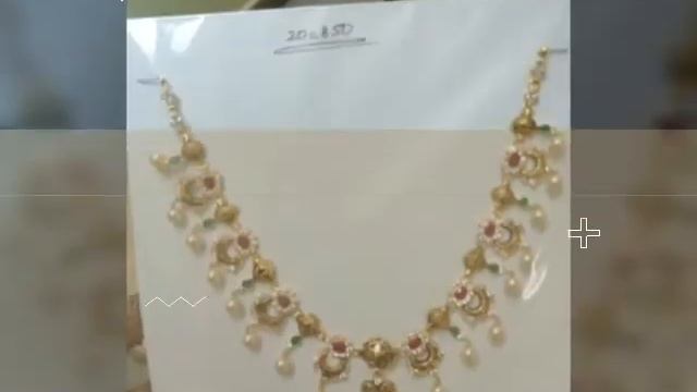 Latest New Jewellery Necklace Lightweight  22 Carat 2020