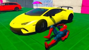 Человек-паук Мультик для детей цветные гоночные машины для малышей и самолеты Детские песенки