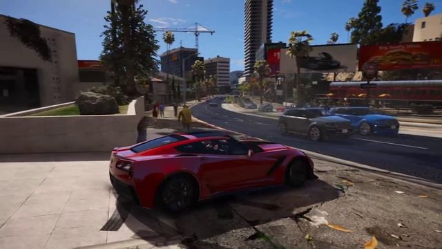 GTA V Redux 1080p 60FPS | Cars and graphics showcase смотреть онлайн