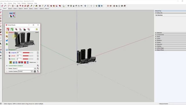 CUSTOM CAMERAS in SketchUp with FredoPortrait смотреть онлайн