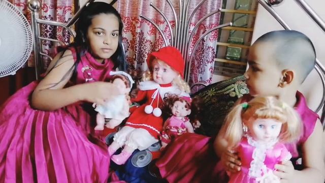 This is play time with dool... 😍❤️😍. My two princess supti & Saba смотреть онлайн