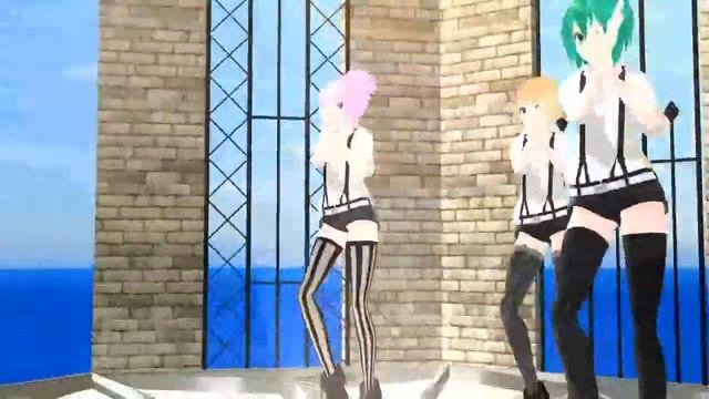 Miku, Rin and Luka MMD смотреть онлайн