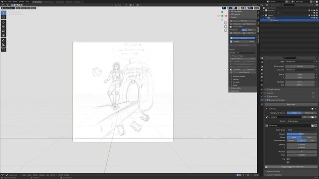 Reference to image plane - SB Blender addon смотреть онлайн