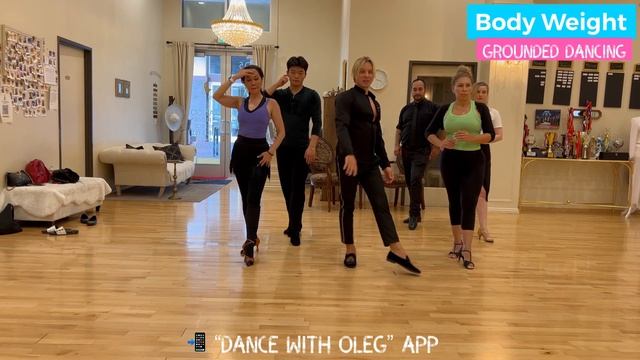 How to dance more grounded? - Ballroom Dancing Tutorial by Oleg Astakhov 📲 “Dance With Oleg” APP смотреть онлайн