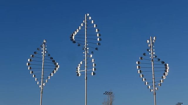 Кинетические скульптуры в г.Пущино | AIRA.RU смотреть онлайн