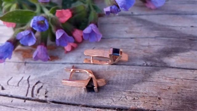Сережки з сапфірами. Виготовлення ювелірних виробів на замовлення. смотреть онлайн
