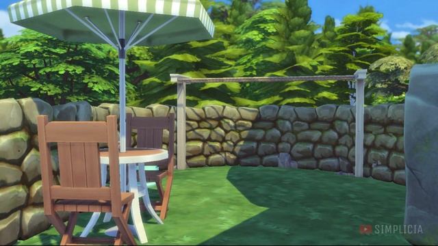 Grandparents' Cottage House | Cottage Living | No CC | Stop Motion Build | The Sims 4 смотреть онлайн