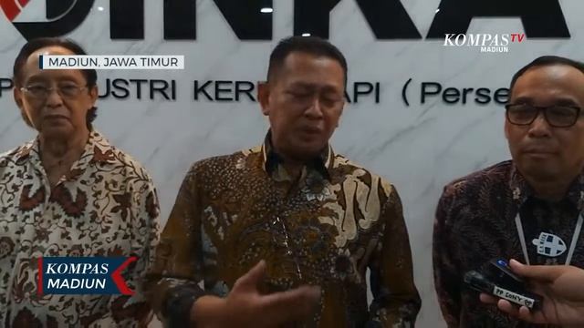Ketua MPR RI Coba Kereta Baterai PT. INKA смотреть онлайн