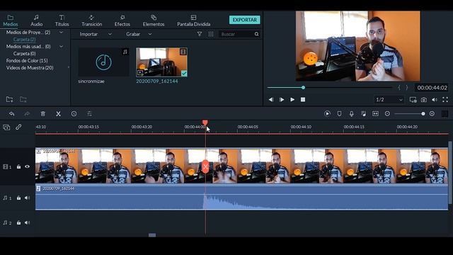 como SINCRONIZAR AUDIO y VIDEO en FILMORA смотреть онлайн