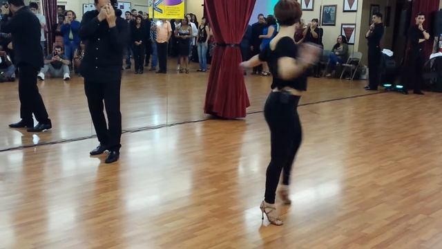 Bachata  Lesson Gianna & Nery  2-6-2016
